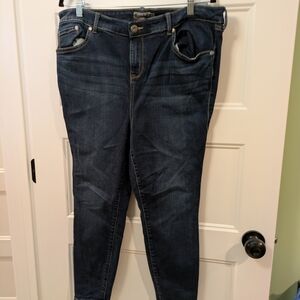 Torrid High Rise, Dark Wash, Skinny Jeans size 18XS